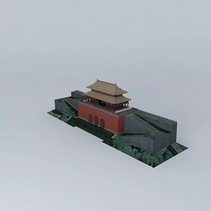 East Gate Forbidden City Free 3D model