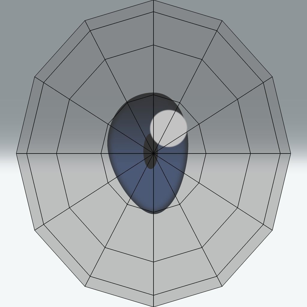 Polly - Low Poly Anime Character Free low-poly 3D model_13