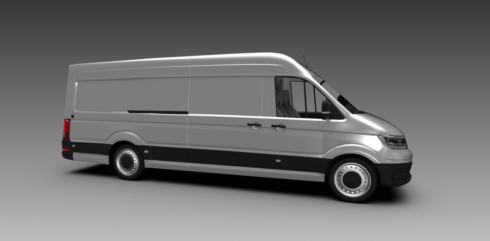 VW Crafter Kasten 3D model_2