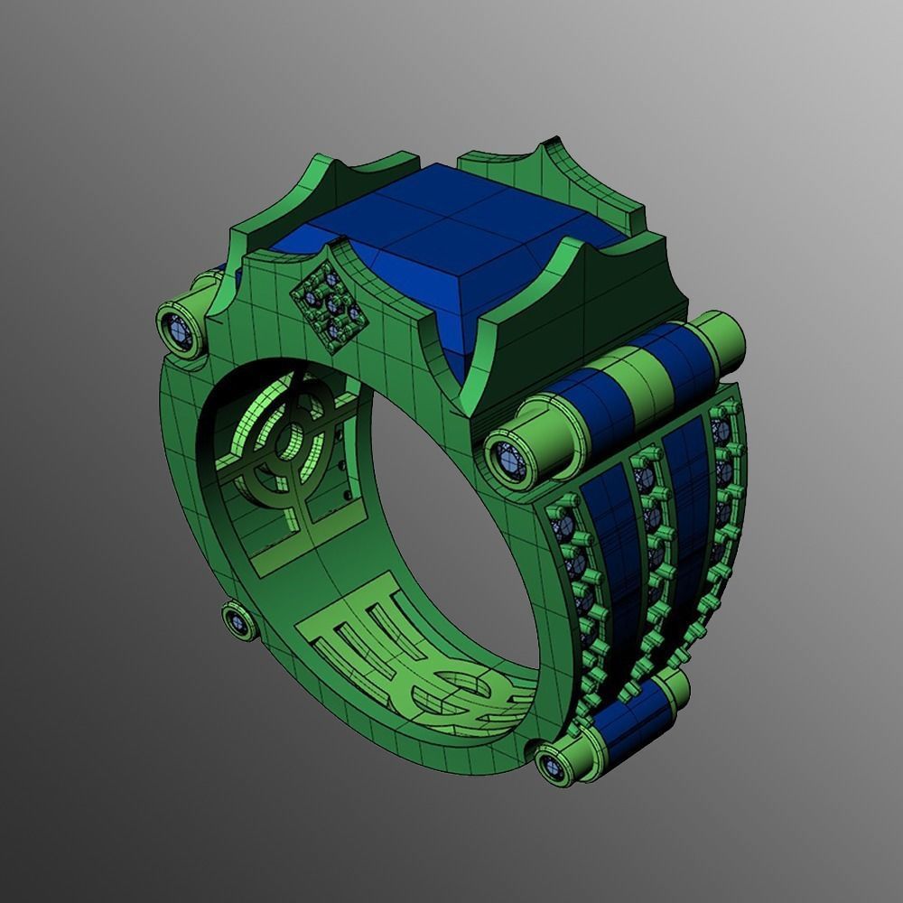 Ring od 128 3D print model_2
