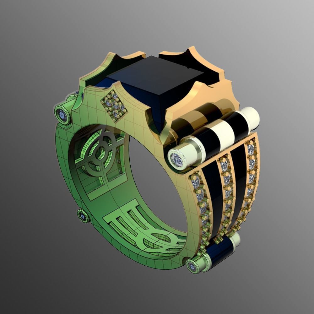 Ring od 128 3D print model_1