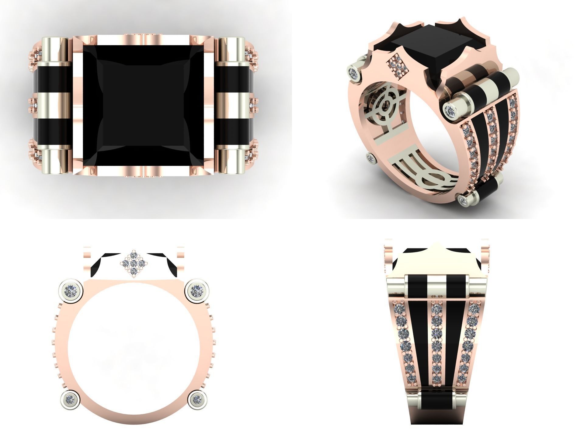 Ring od 128 3D print model_4