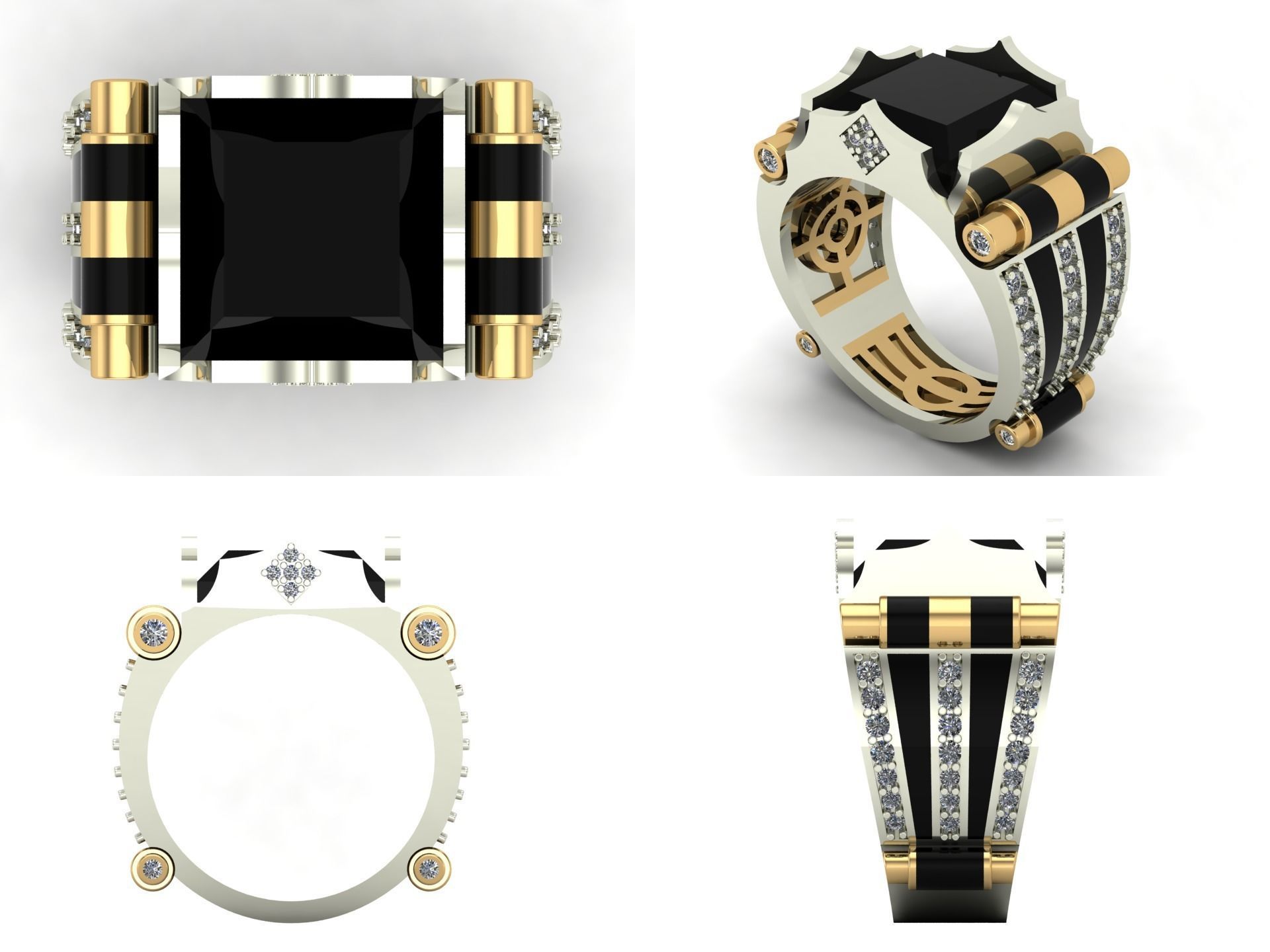 Ring od 128 3D print model_5