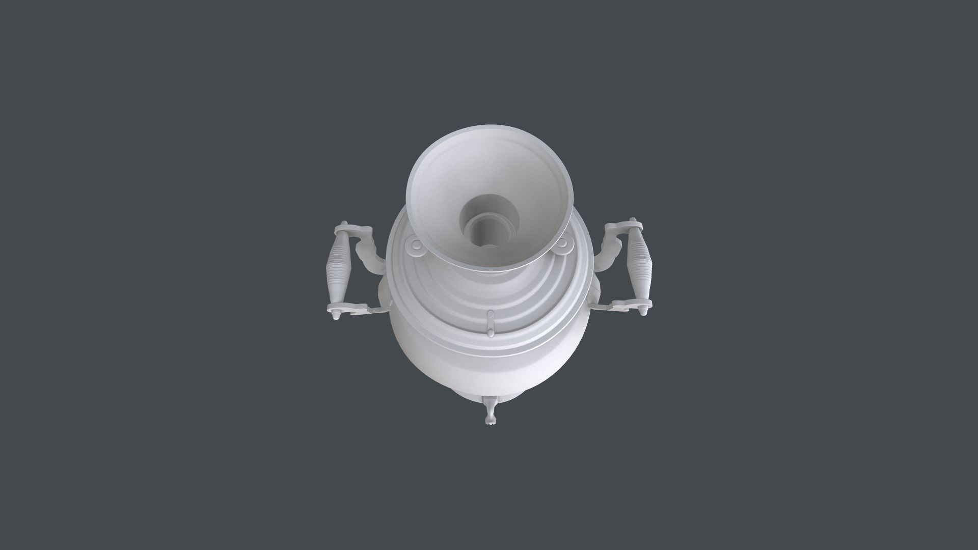 Samovar Base Mesh 3D model_3