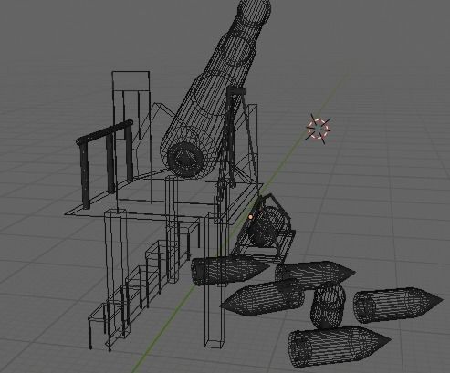 Artillery Battery - WW1  3D model_9