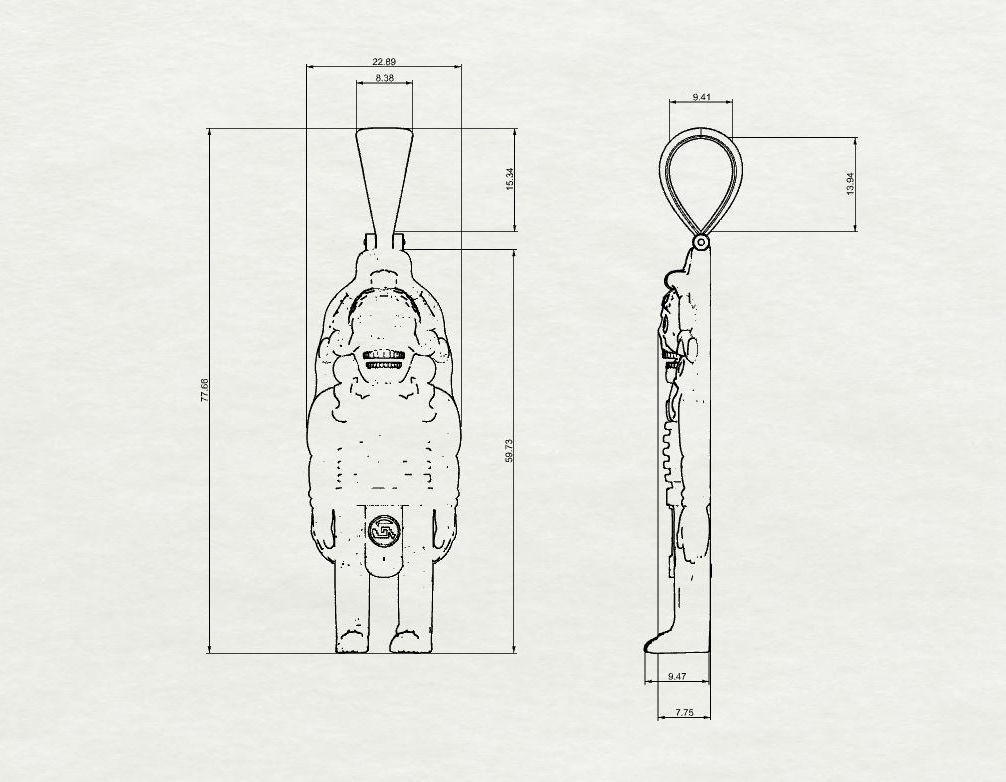 Pendant 002 3D print model_10