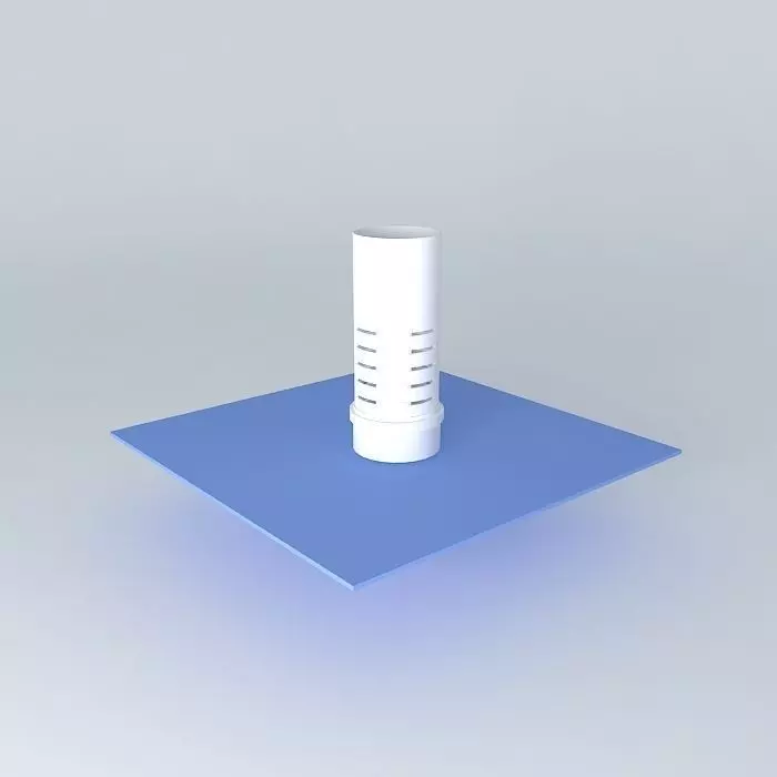 Bell siphon 3D model_0