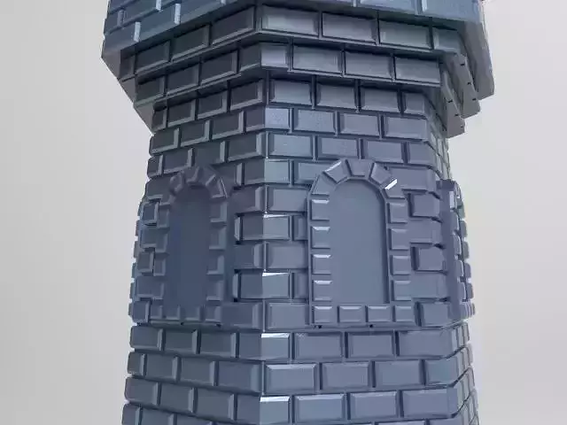 lighthouse tower for 3d printing 3D print model