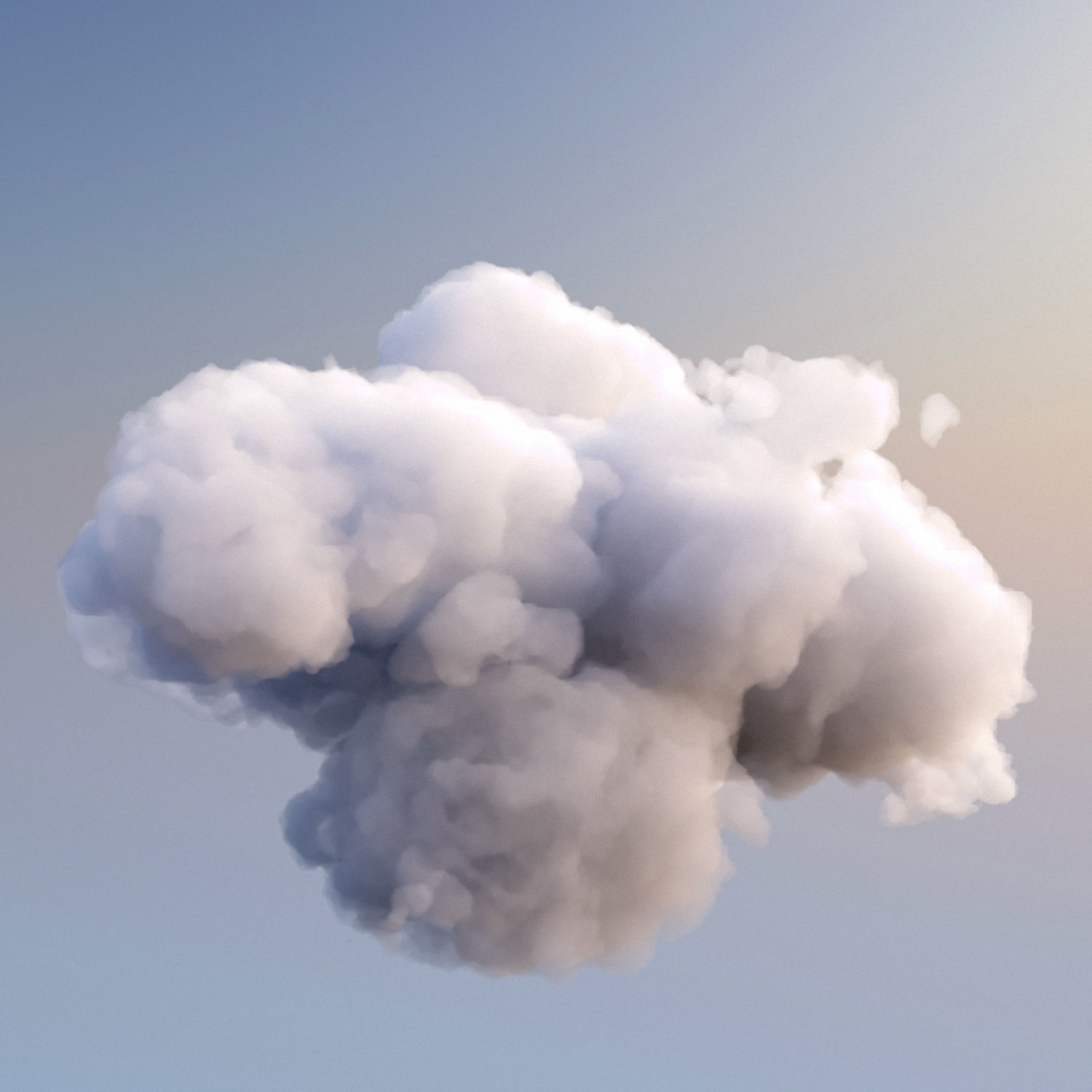 Polygon Cloud 3 3D model_2