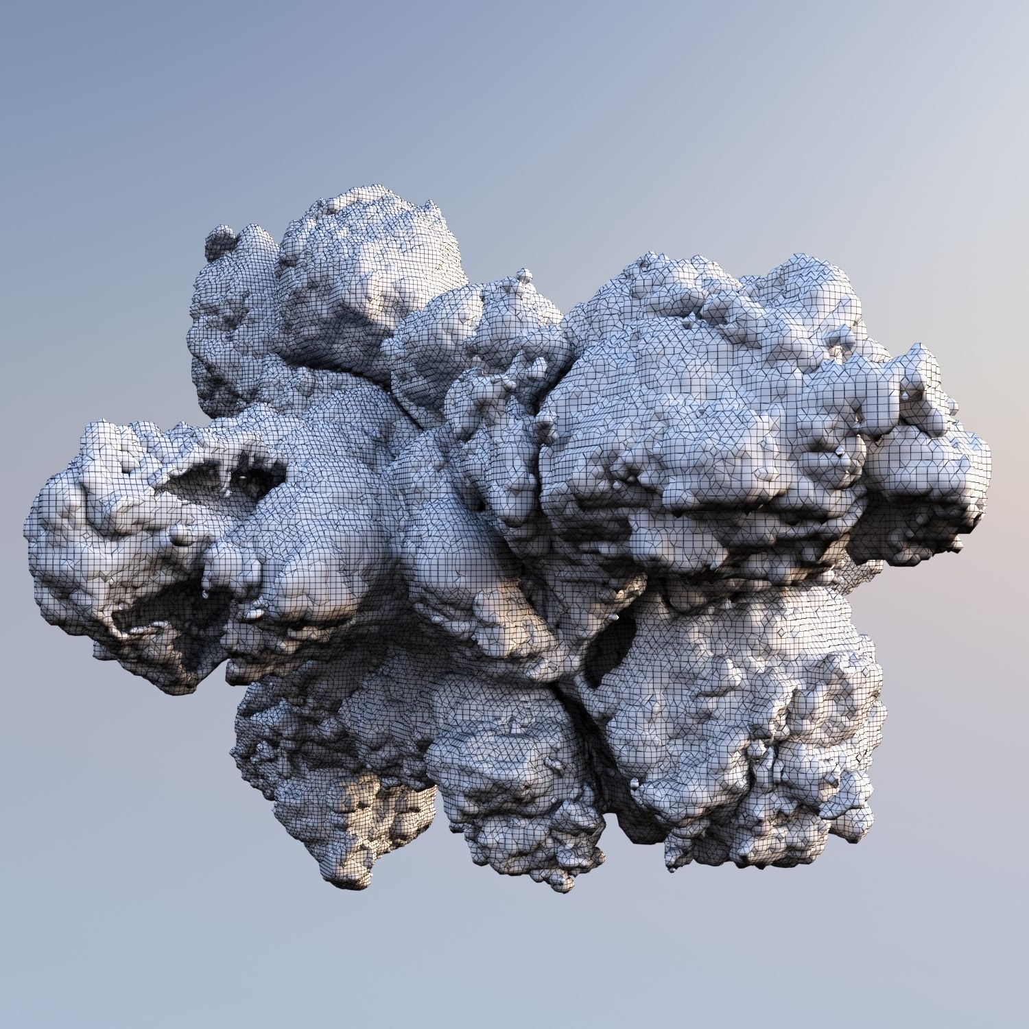 Polygon Cloud 3 3D model_8
