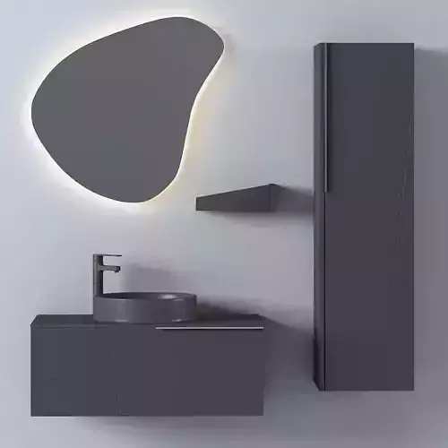 Bathroom Furniture Set 1 ARTEON 3D model