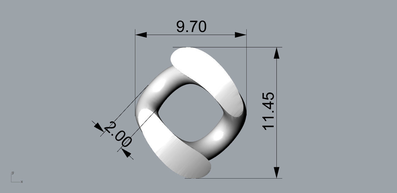 Chain bracelets 21 3D print model_8