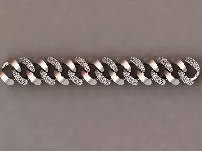 Chain bracelets 21 3D print model