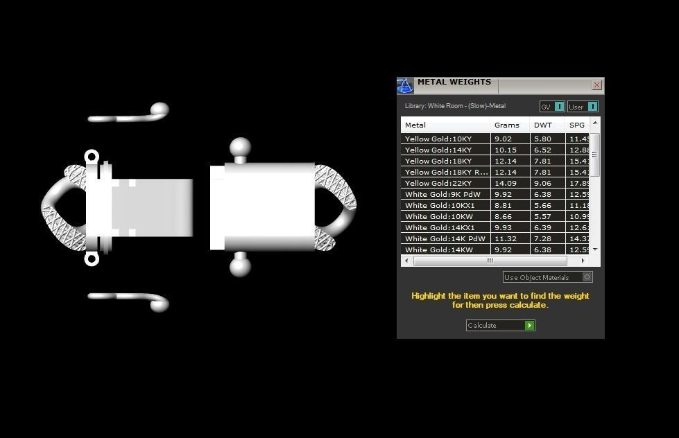 Chain bracelets 21 3D print model_15