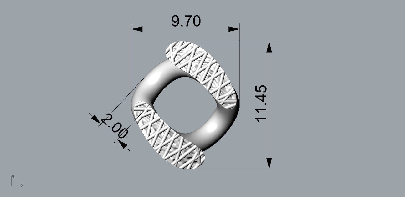 Chain bracelets 21 3D print model_7