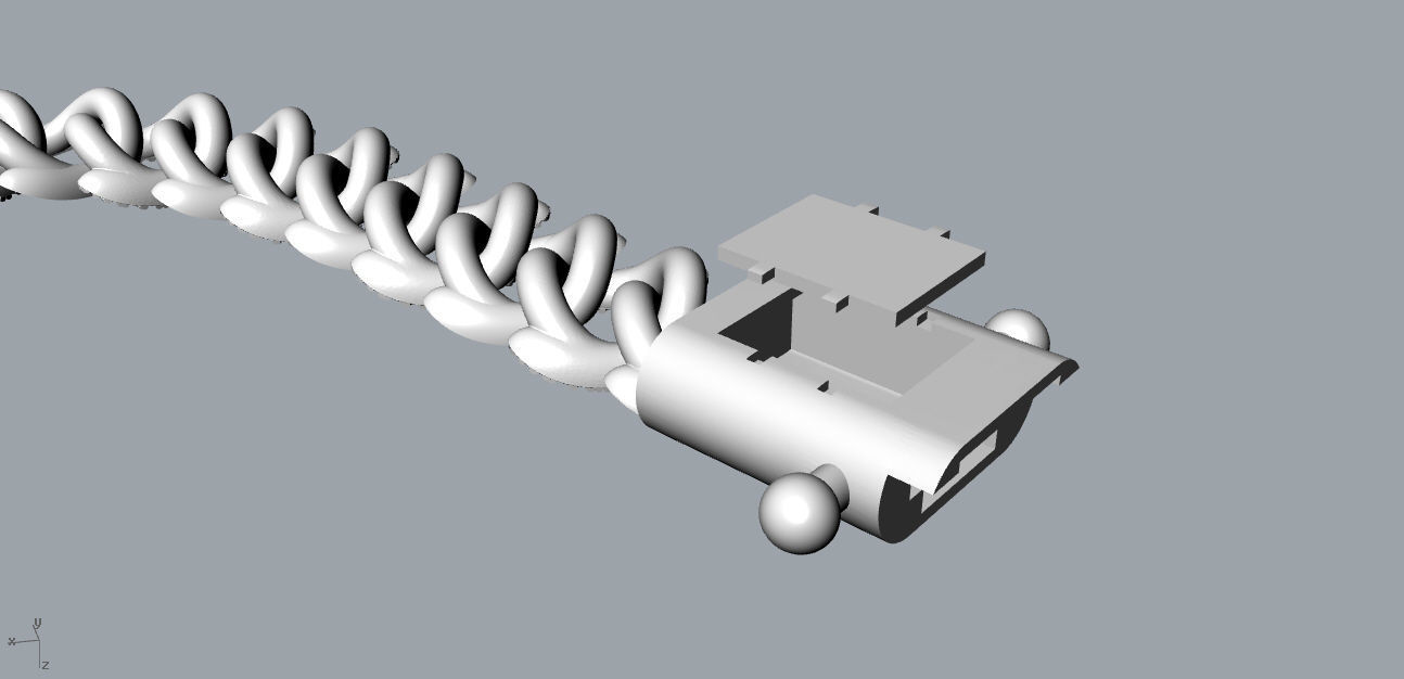 Chain bracelets 21 3D print model_6