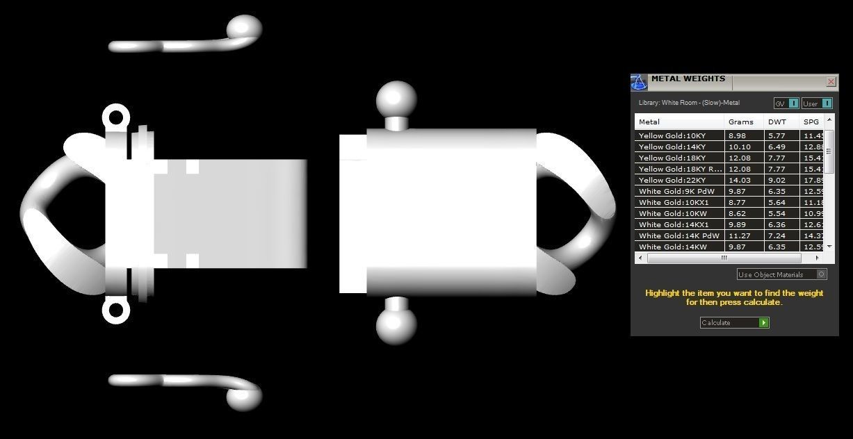 Chain bracelets 21 3D print model_16