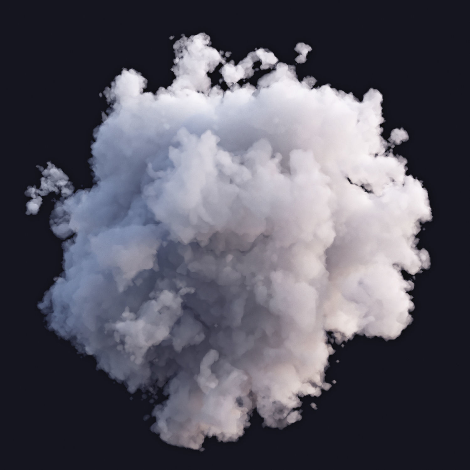 Polygon Cloud 5 3D model_4