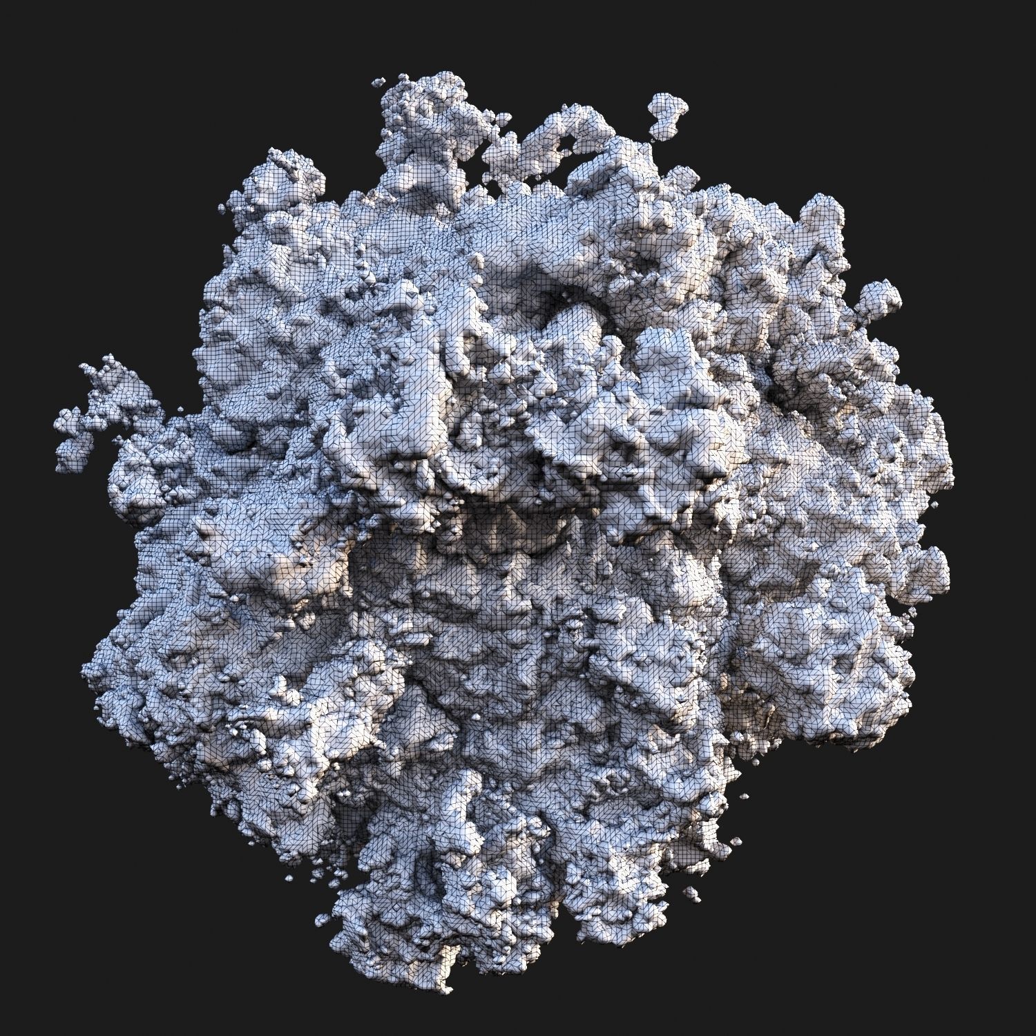 Polygon Cloud 5 3D model_5