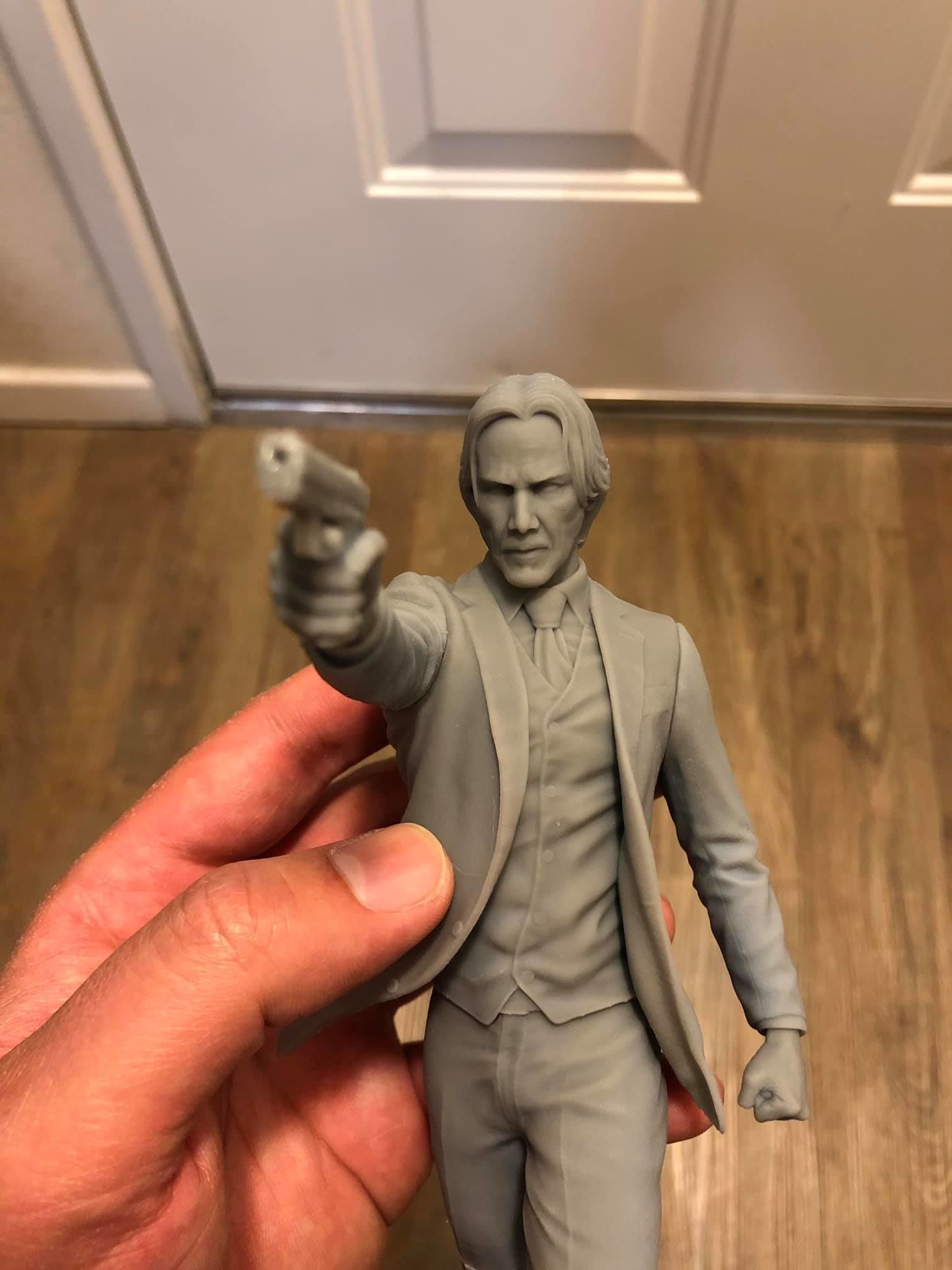 John Wick 3D Model 3D print model_47