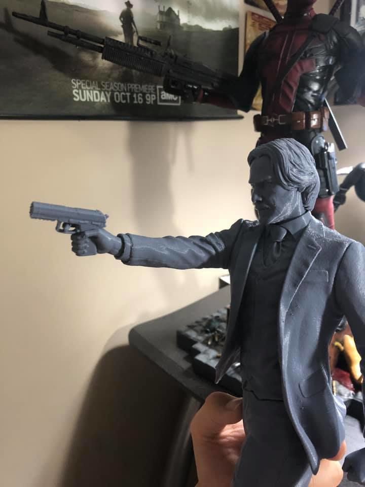 John Wick 3D Model 3D print model_28