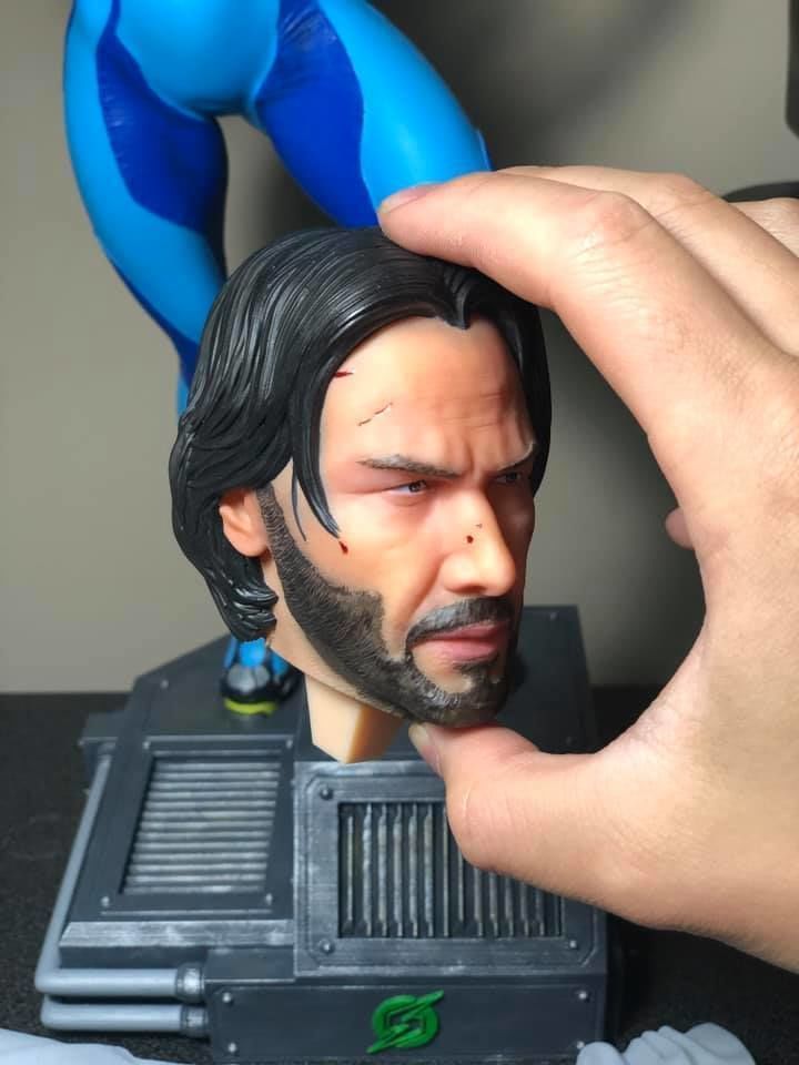 John Wick 3D Model 3D print model_41