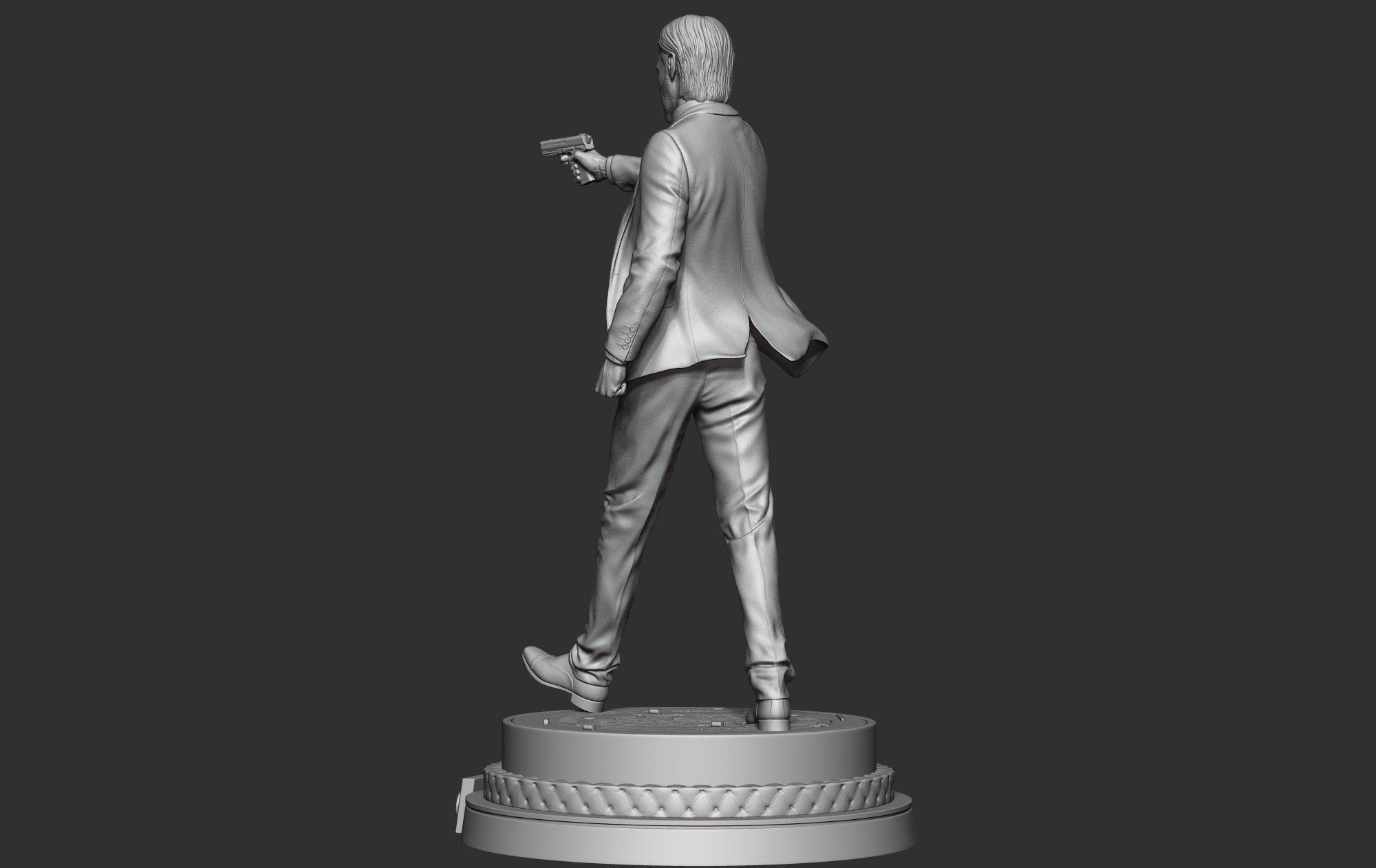John Wick 3D Model 3D print model_12