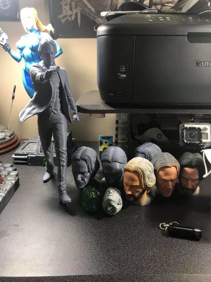 John Wick 3D Model 3D print model_24