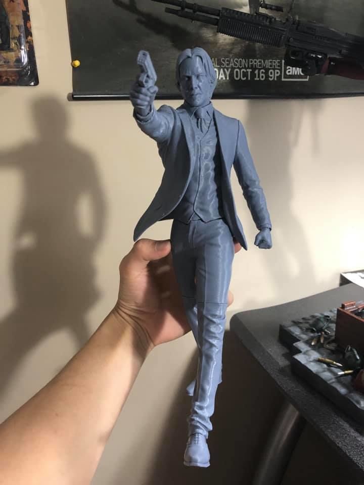 John Wick 3D Model 3D print model_23