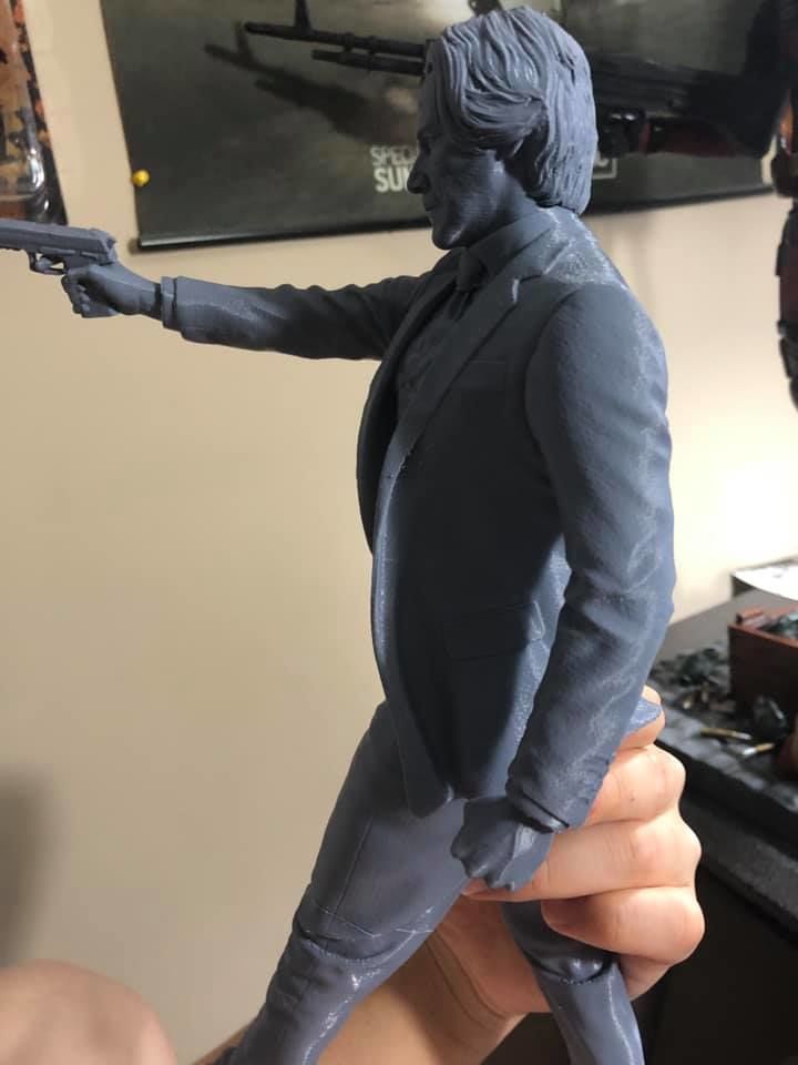 John Wick 3D Model 3D print model_30