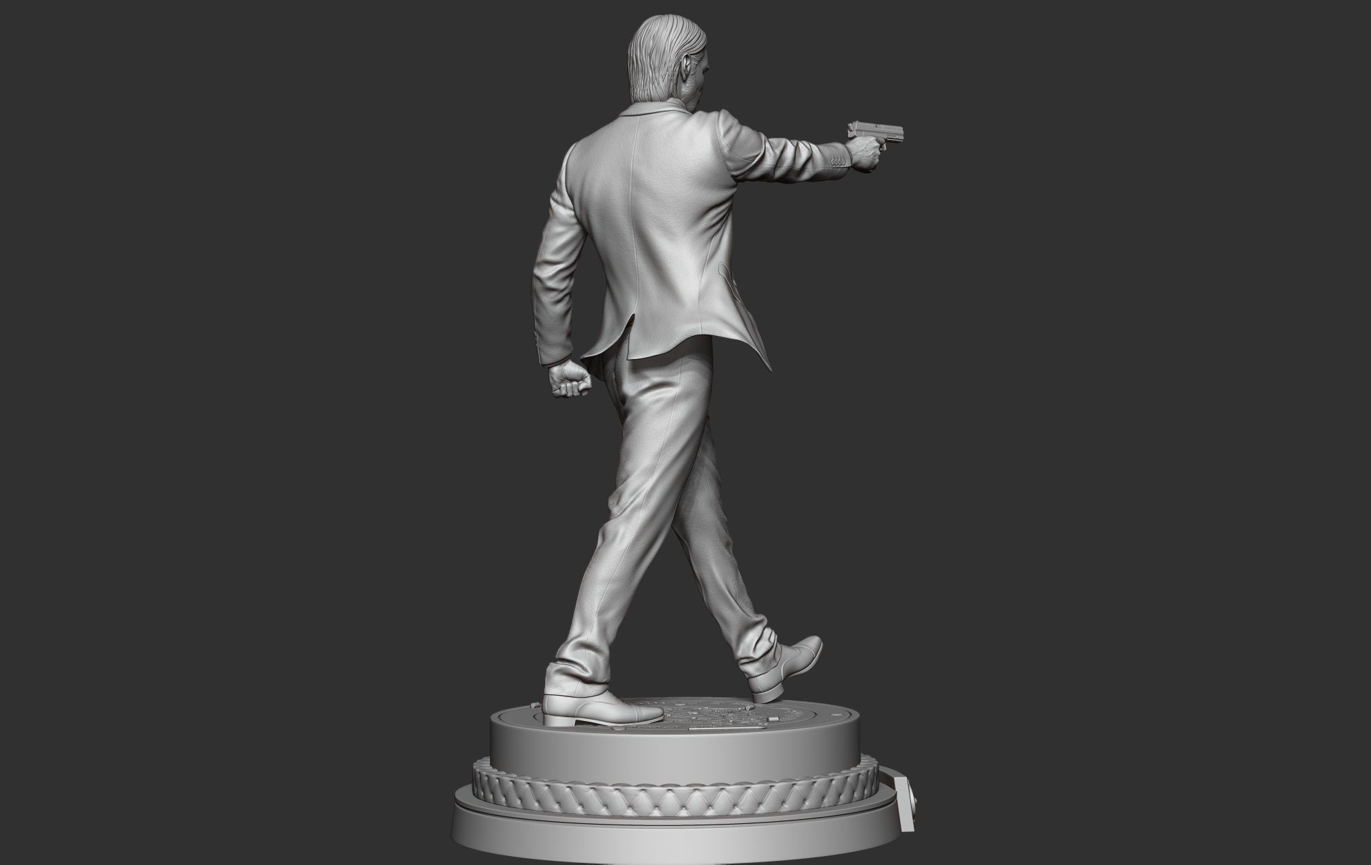 John Wick 3D Model 3D print model_16