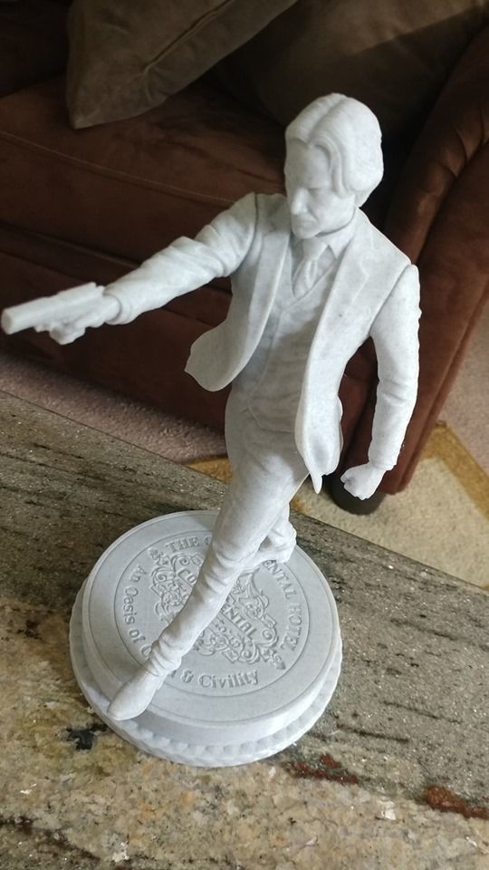 John Wick 3D Model 3D print model_56