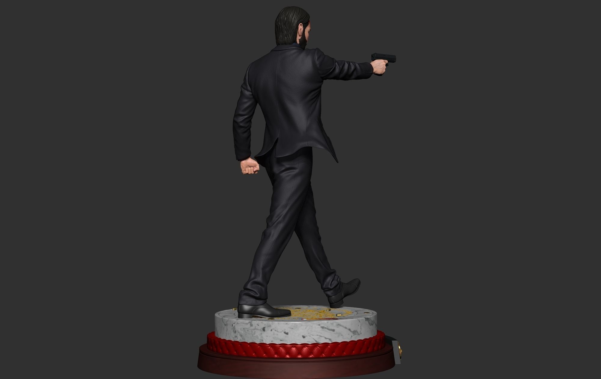 John Wick 3D Model 3D print model_15