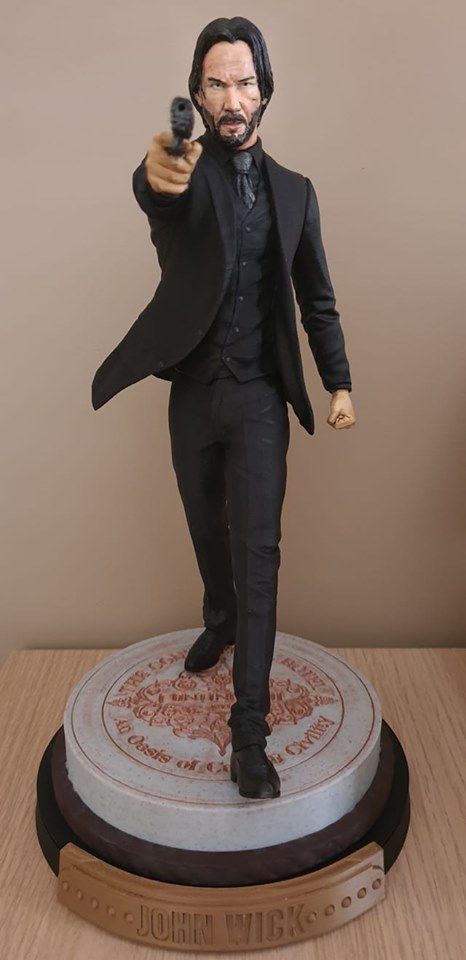 John Wick 3D Model 3D print model_43