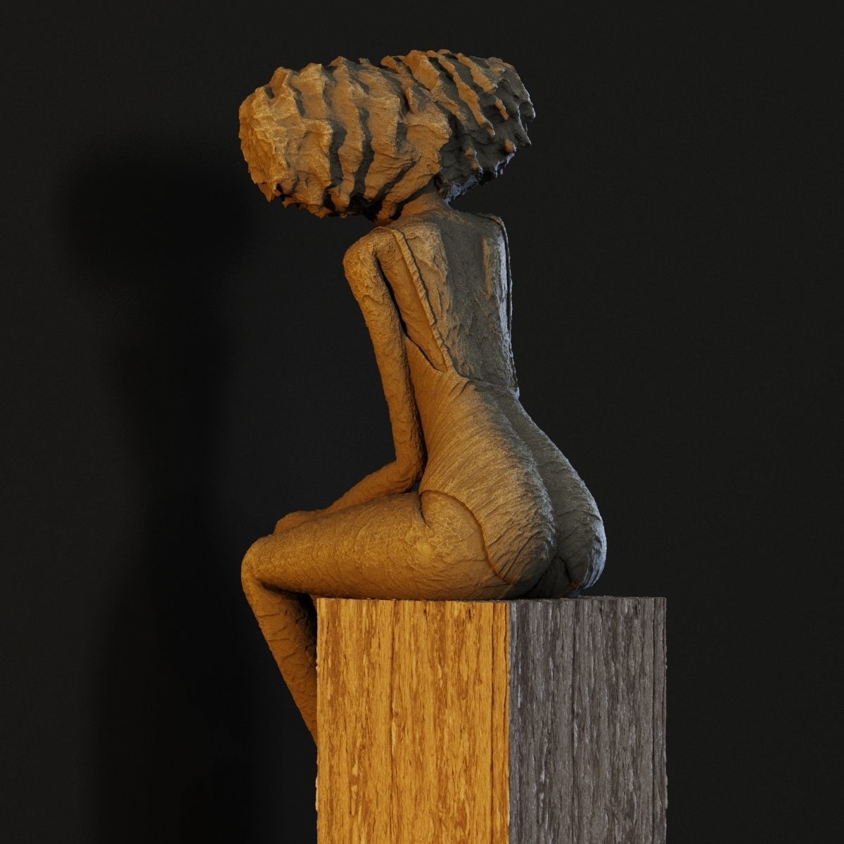 Valerie Hadida Melancolia Sculpture 3D model_5