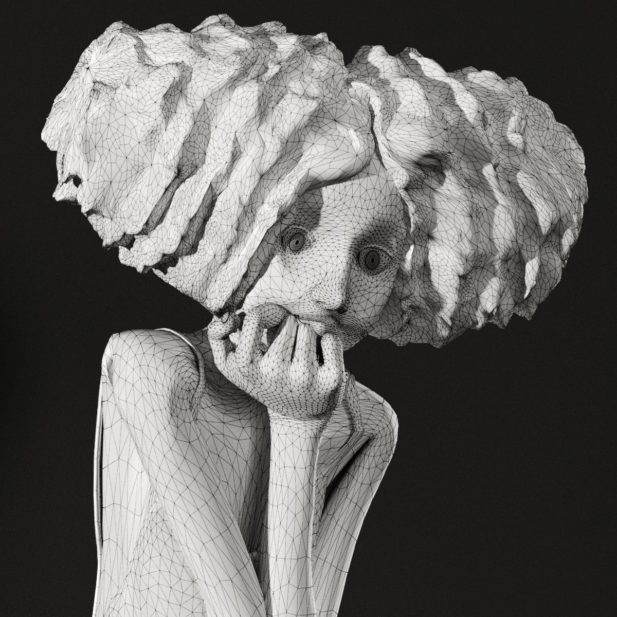 Valerie Hadida Melancolia Sculpture 3D model_1