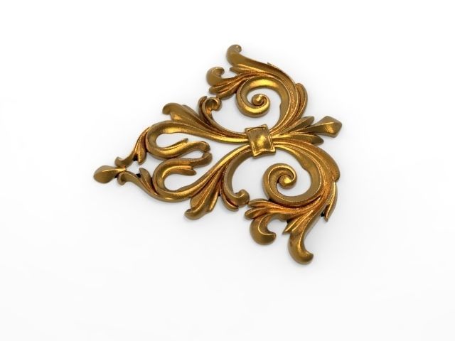 decorative pattern 3D model_7