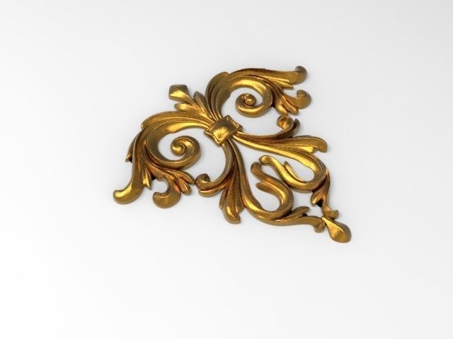 decorative pattern 3D model_3