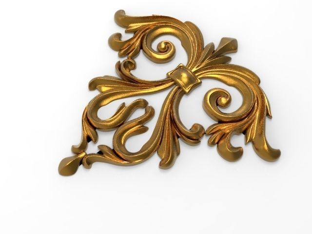 decorative pattern 3D model_44