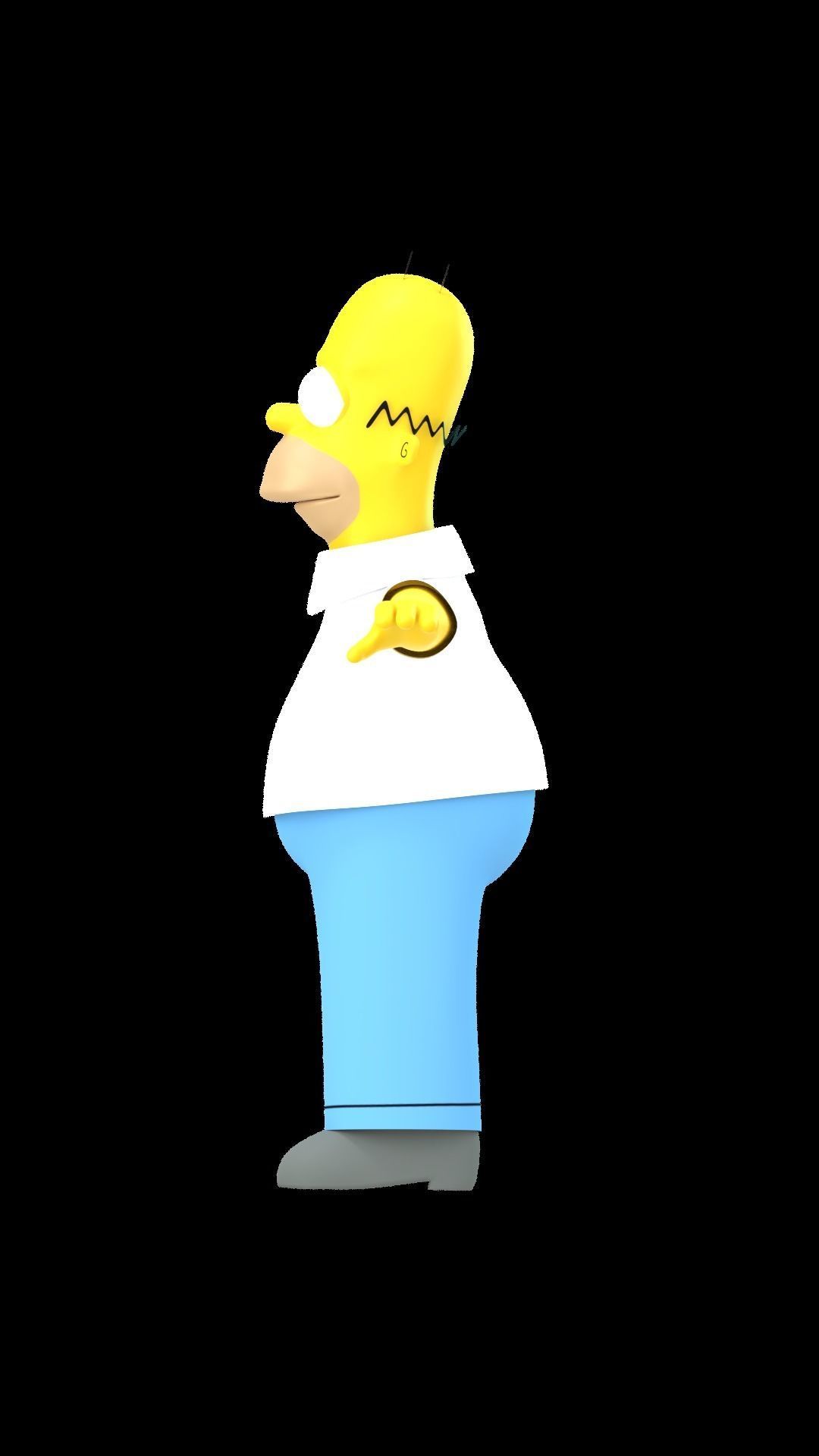 Homer Simpson 3D model_1