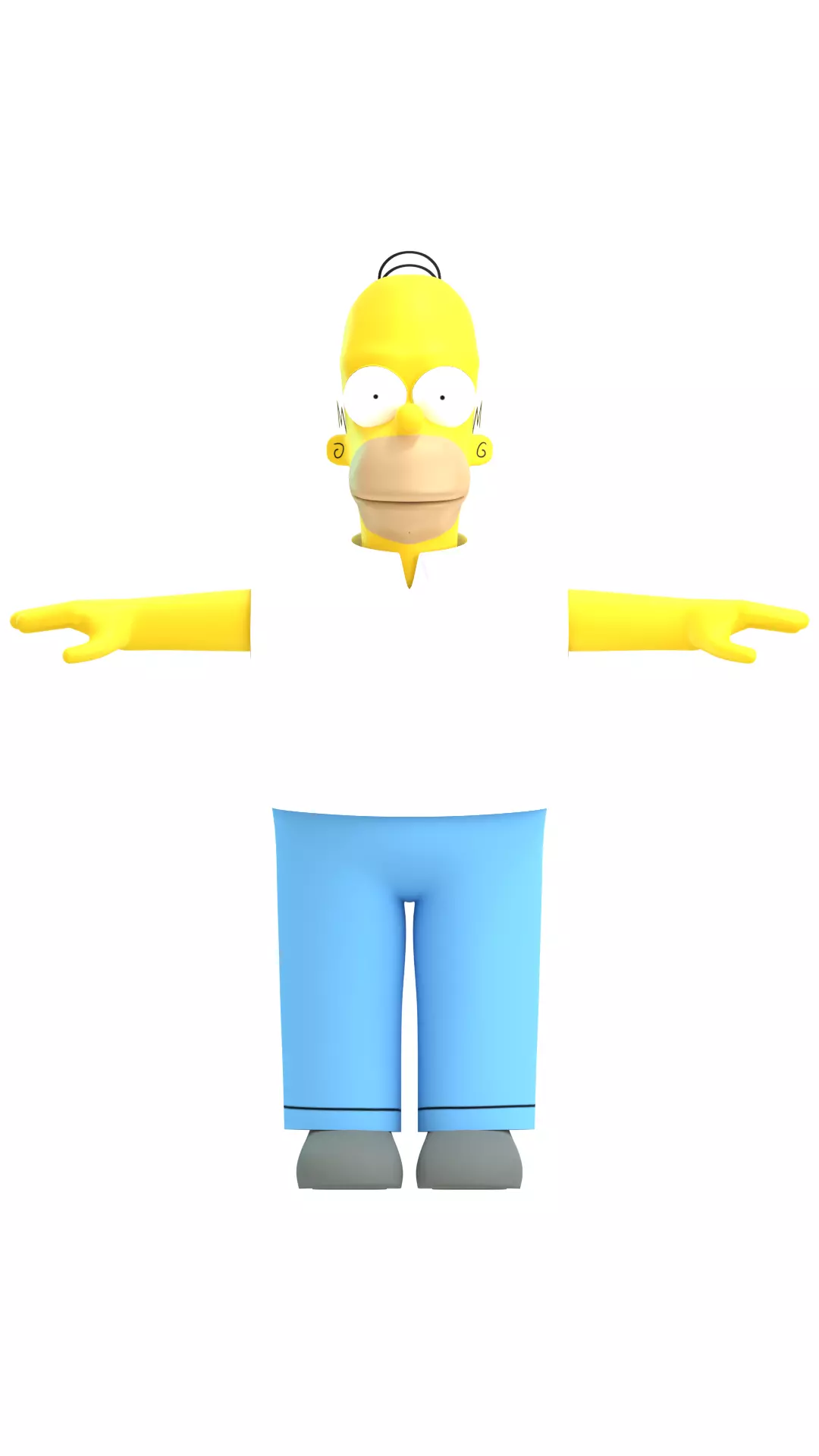 Homer Simpson 3D model_0
