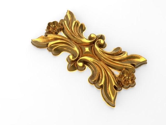 decorative pattern 3D model_5