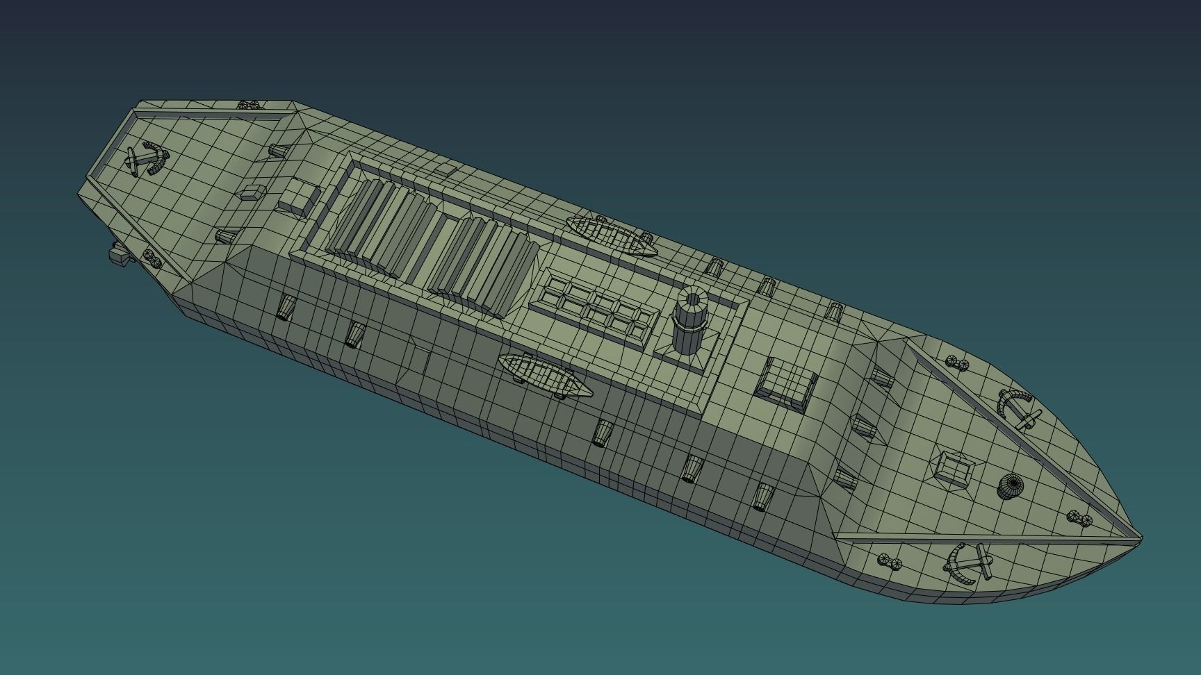 CSS LOUISIANA 1862 3D print model_17