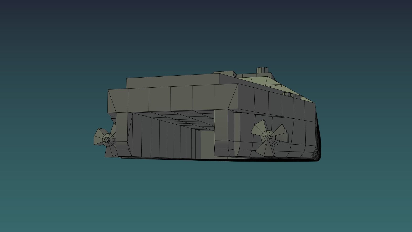 CSS LOUISIANA 1862 3D print model_18