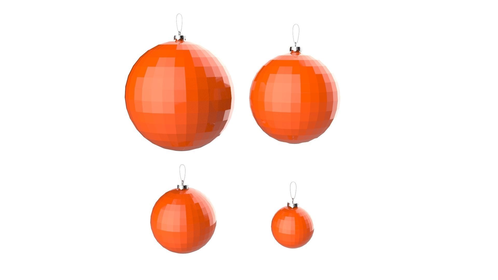 Christmas Tree Decoration Ball Collection 02 3D model_9