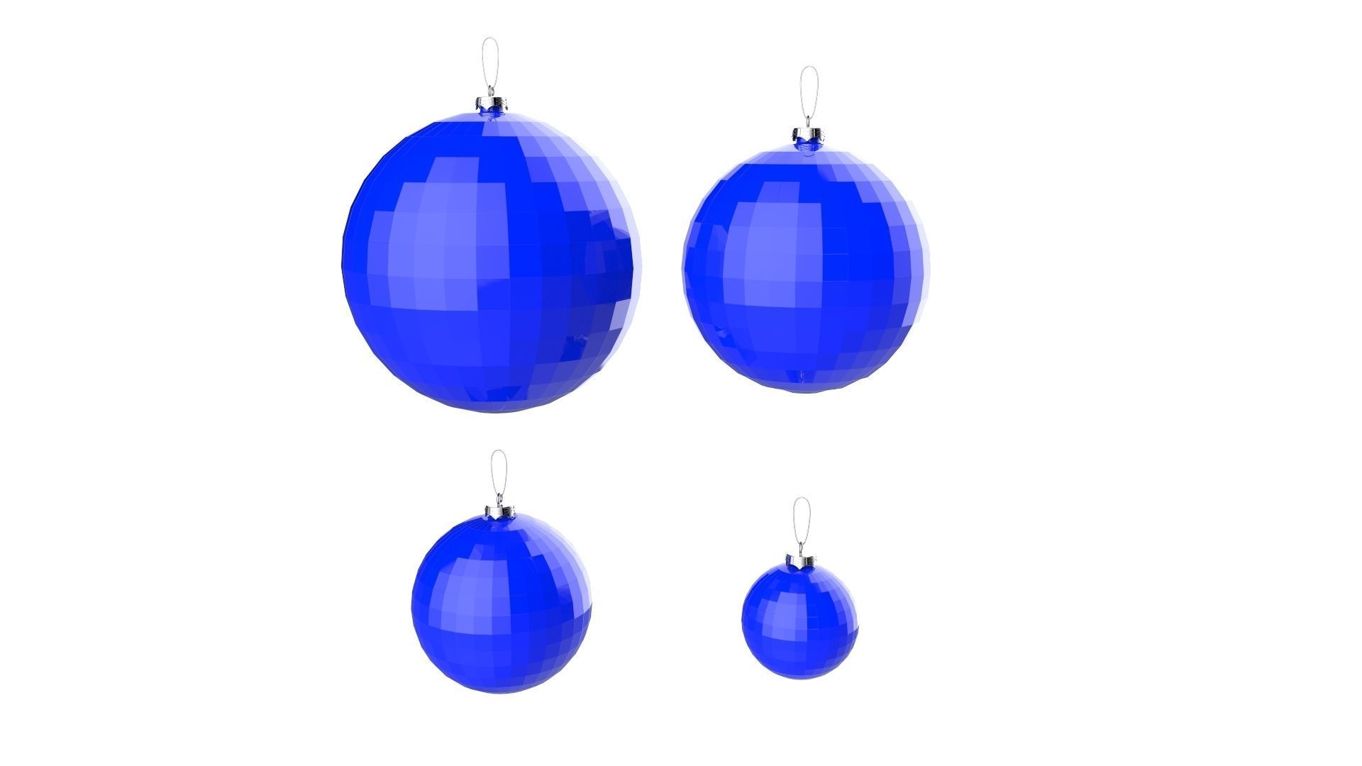 Christmas Tree Decoration Ball Collection 02 3D model_3