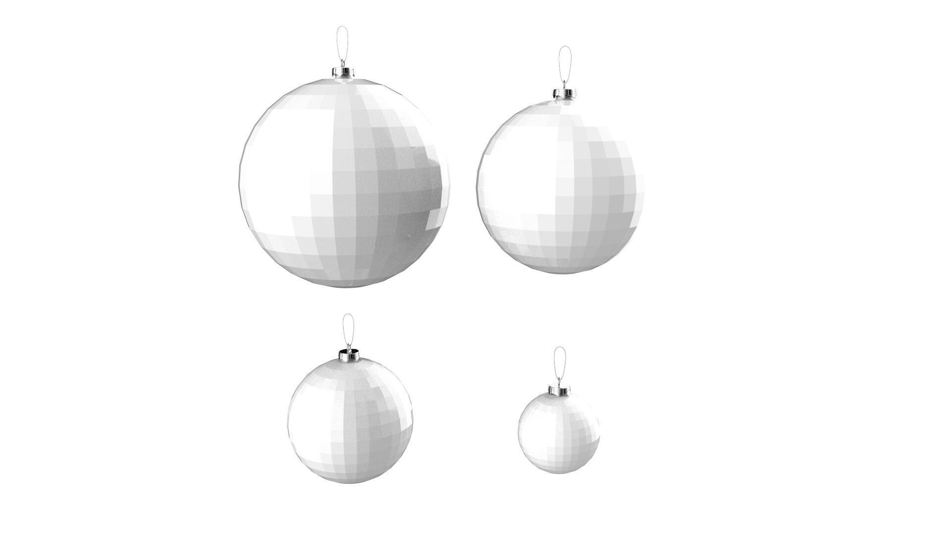 Christmas Tree Decoration Ball Collection 02 3D model_13