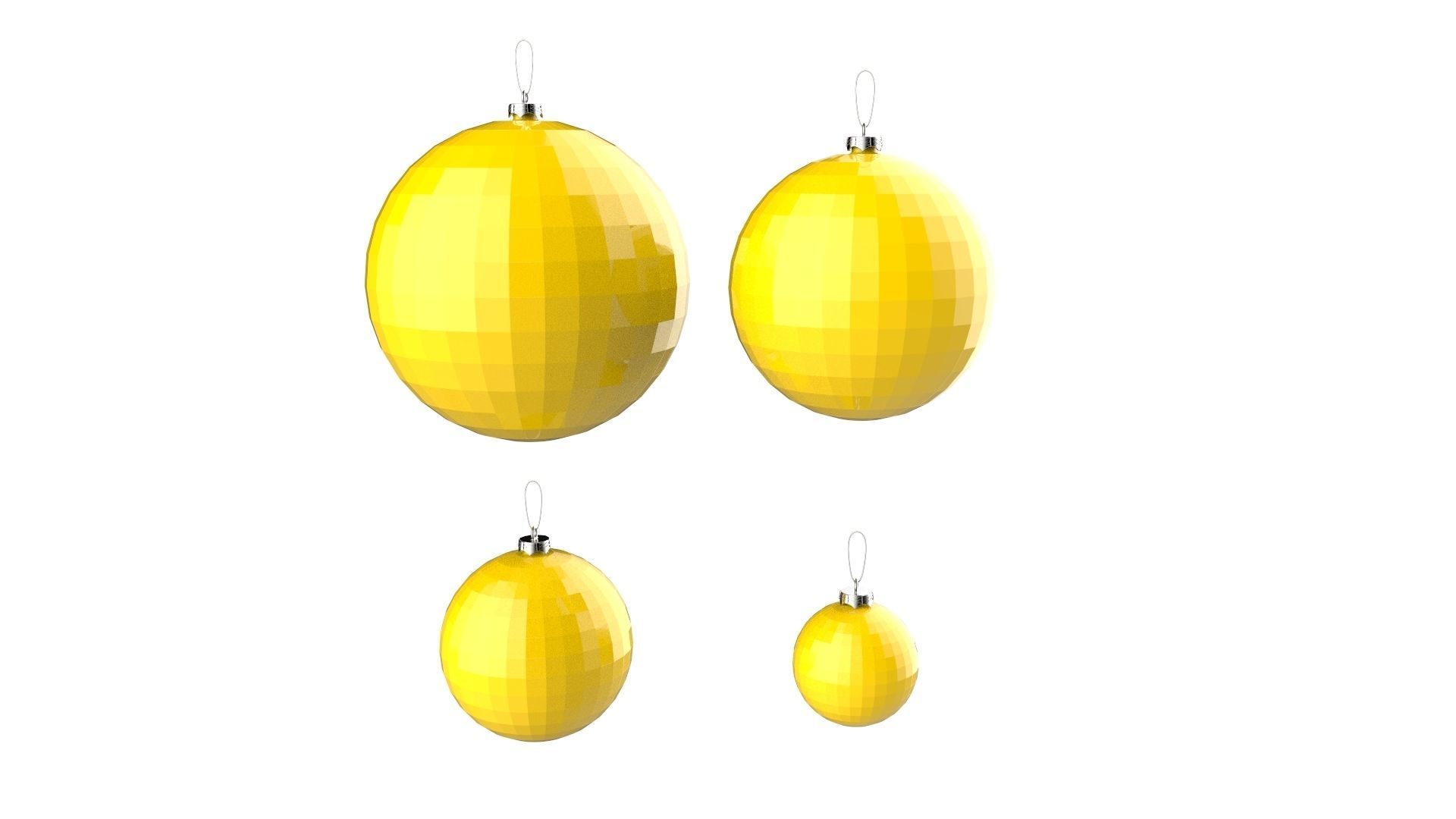 Christmas Tree Decoration Ball Collection 02 3D model_14