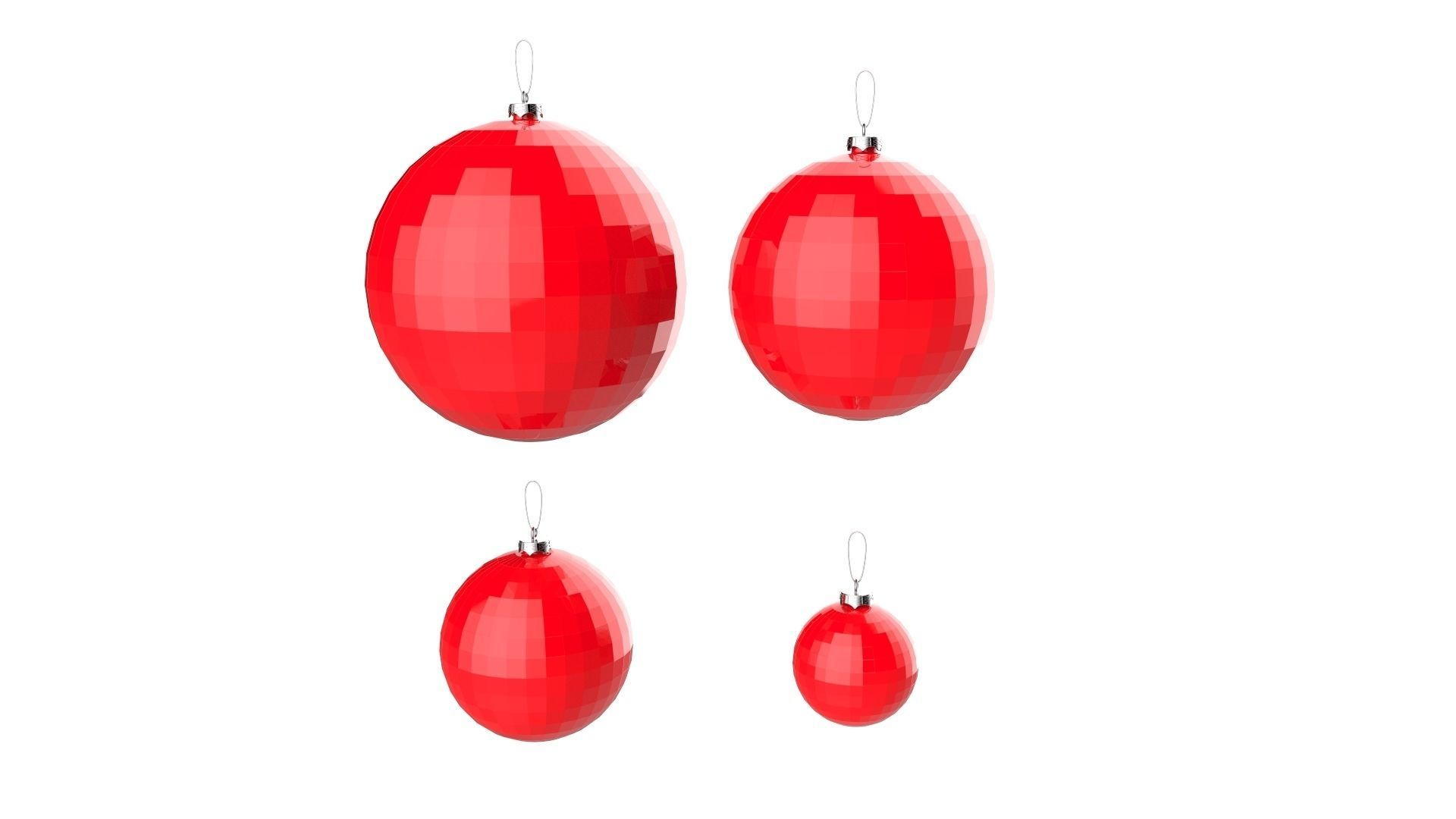 Christmas Tree Decoration Ball Collection 02 3D model_11