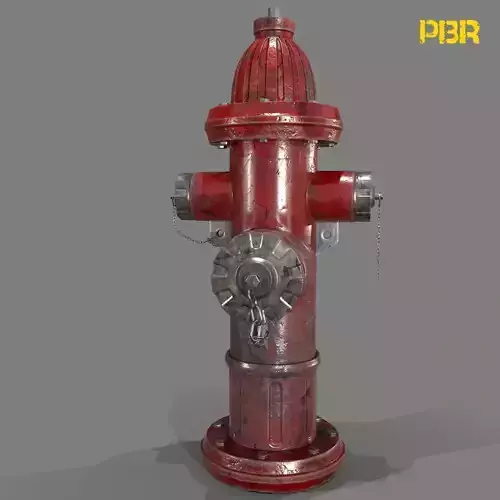 fire-hydrant fire hydrant Low-poly 3D model